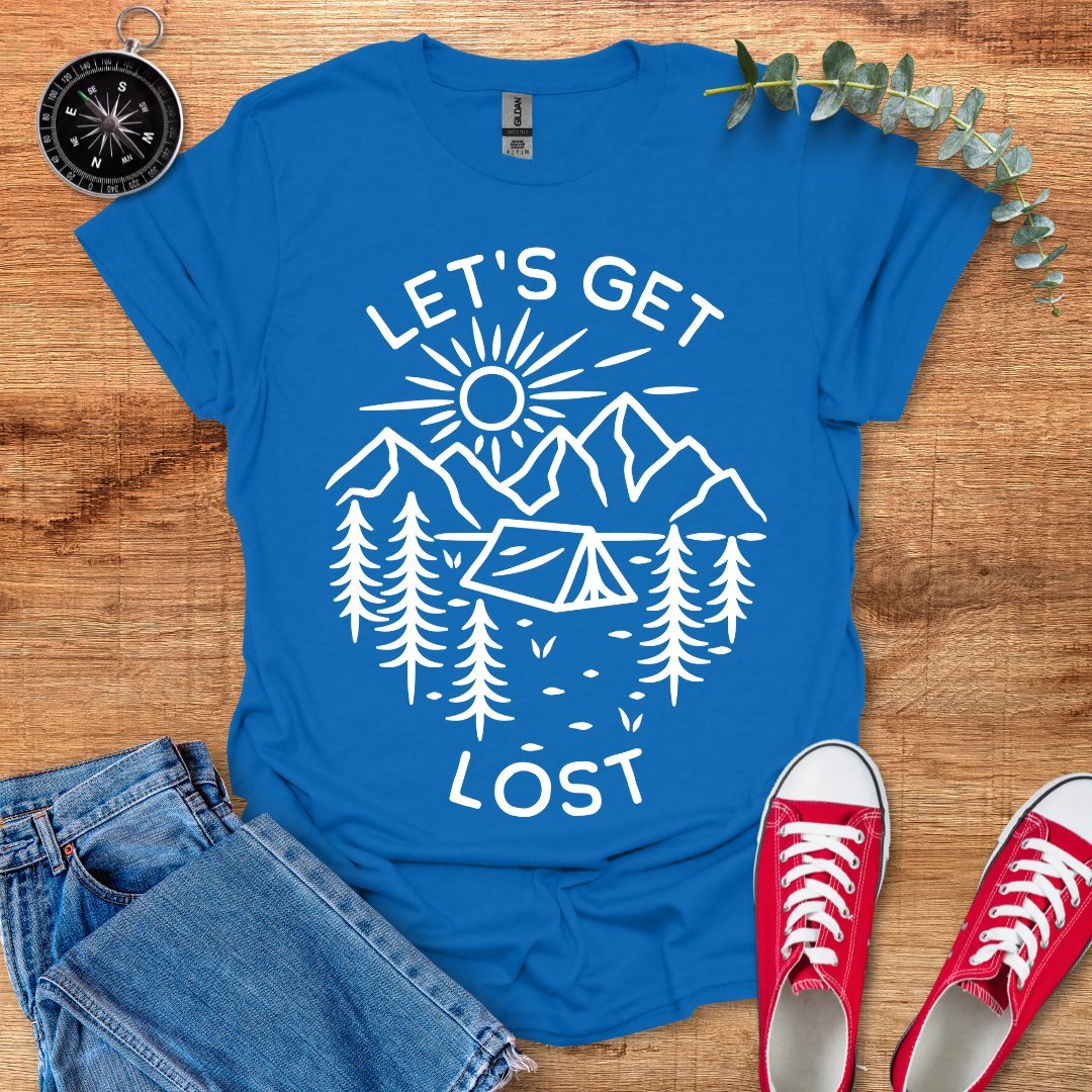 Let's get lost camping version T-Shirt - Outdoor Collections