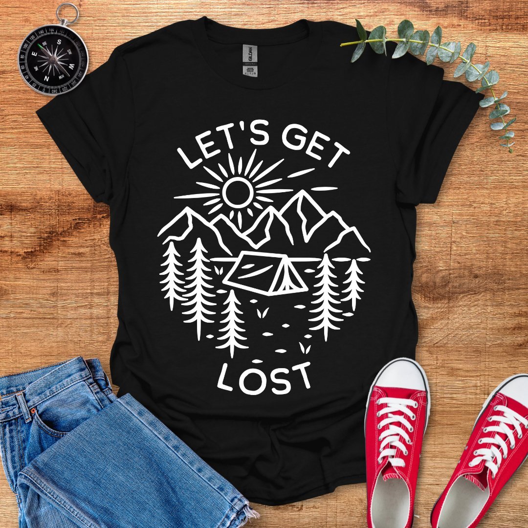 Let's get lost camping version T-Shirt - Outdoor Collections