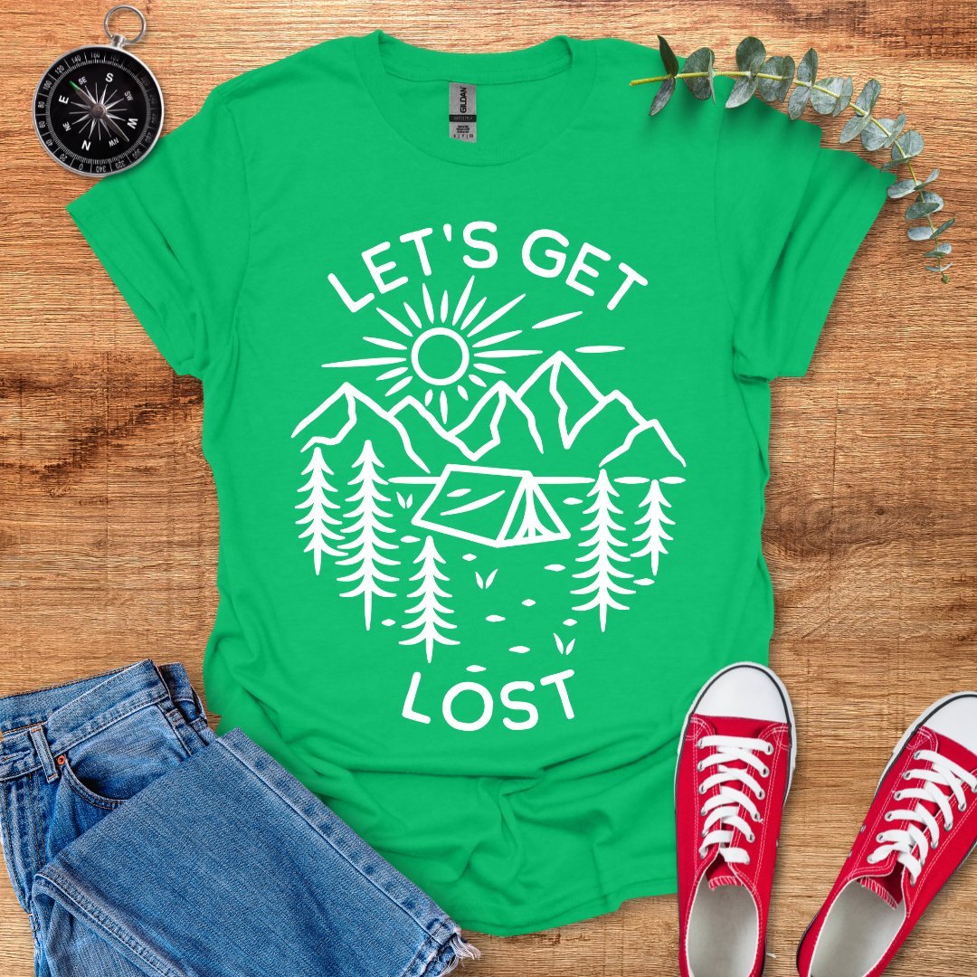 Let's get lost camping version T-Shirt - Outdoor Collections