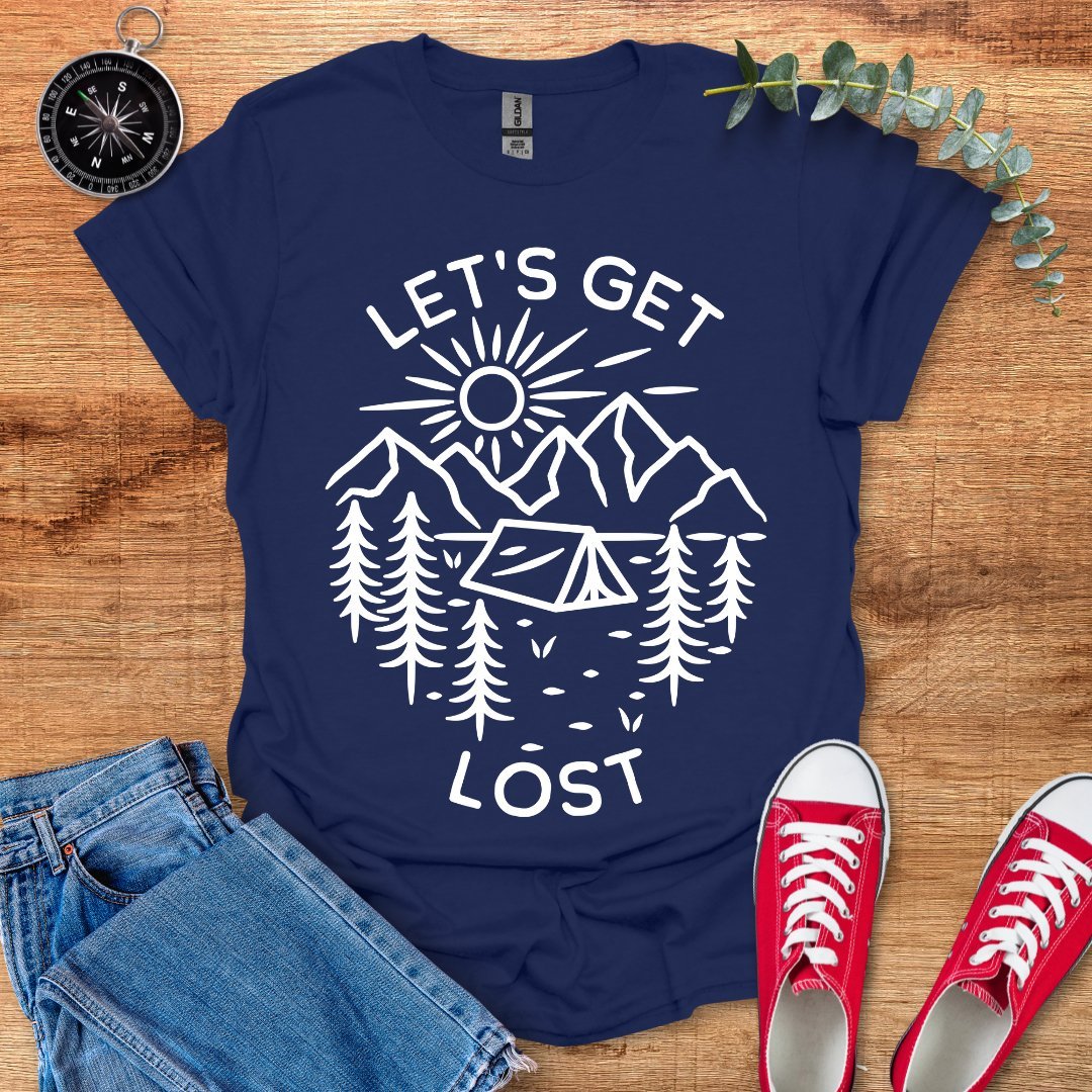 Let's get lost camping version T-Shirt - Outdoor Collections