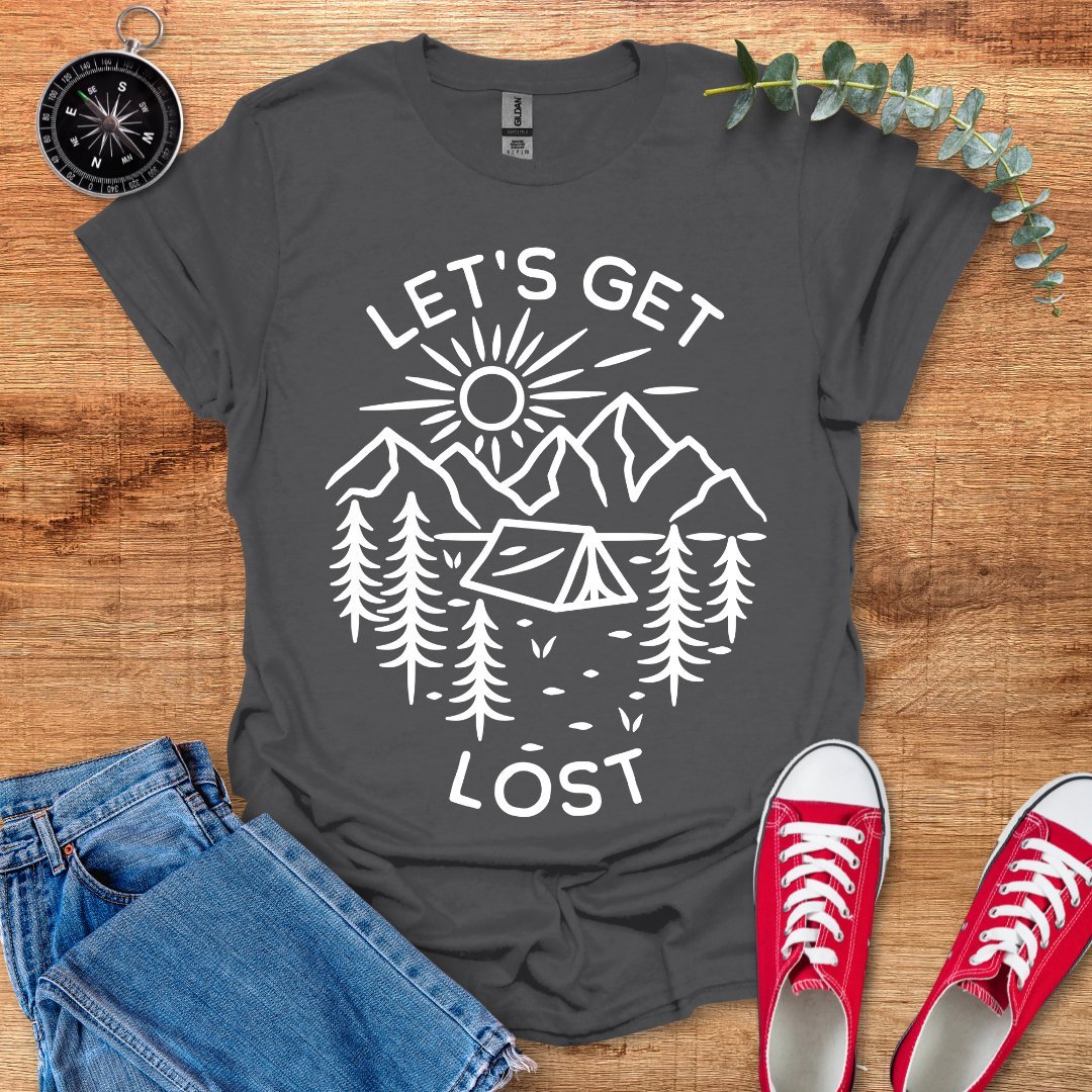 Let's get lost camping version T-Shirt - Outdoor Collections