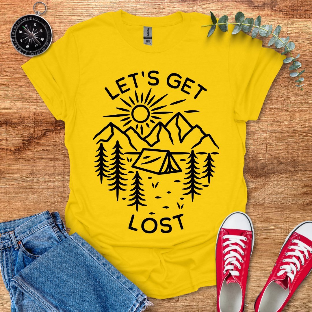 Let's get lost camping version T-Shirt - Outdoor Collections