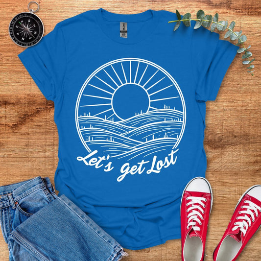 Let's get lost sunrise T-Shirt - Outdoor Collections