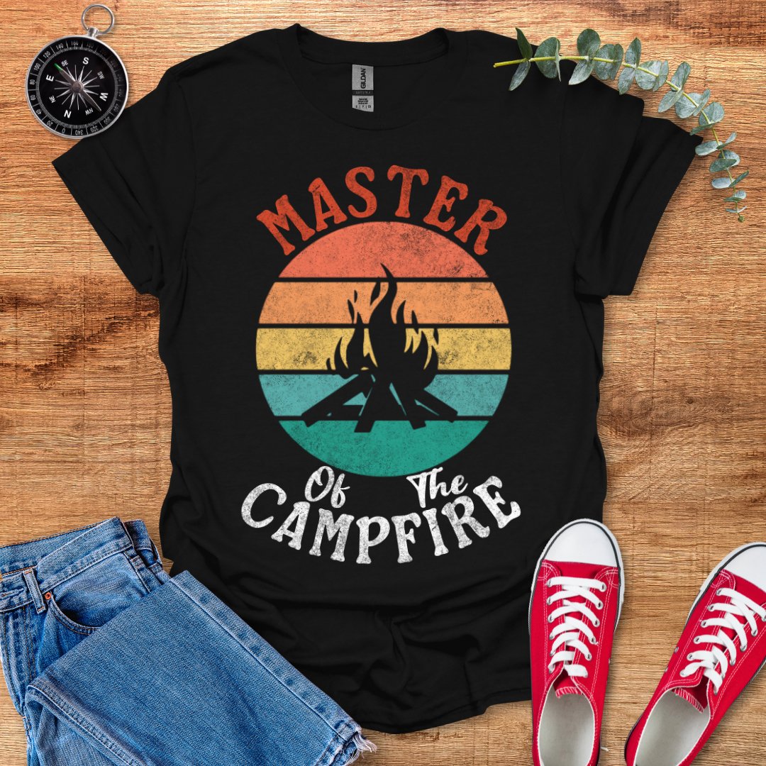 Master of the campfire retro T-Shirt - Outdoor Collections