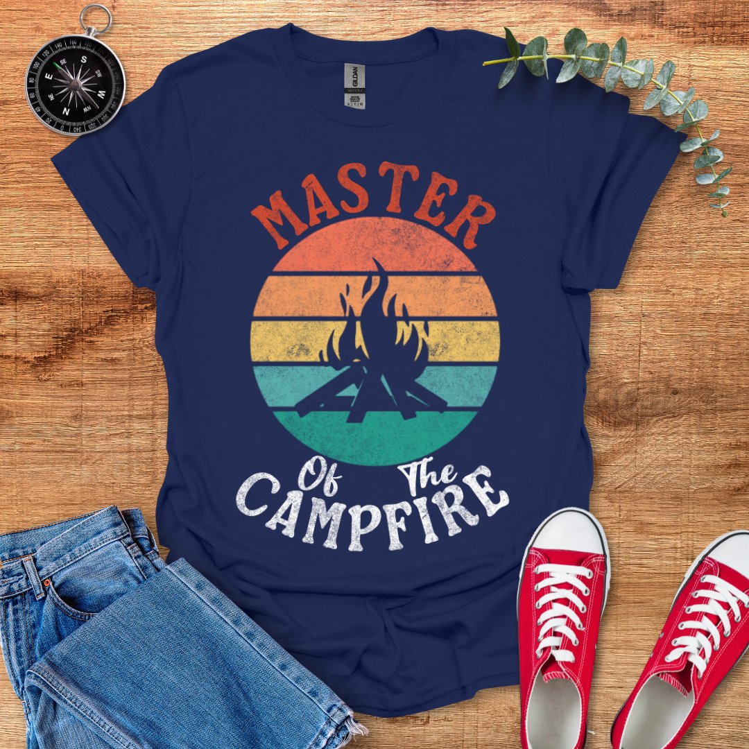 Master of the campfire retro T-Shirt - Outdoor Collections