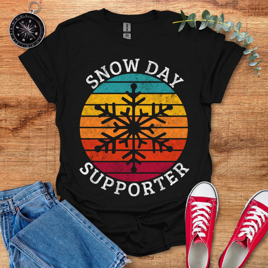 Snow day supporter retro T-Shirt - Outdoor Collections