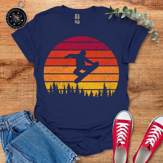 Snowboarder retro T-Shirt - Outdoor Collections